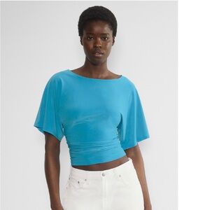 RESERVED NWOT Aritzia Babaton Splash Blue Wavelength T-Shirt